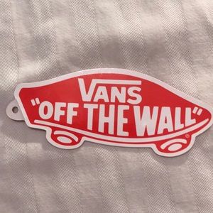 Vans off the wall sticker